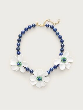 nwt j.crew beaded flower necklace sold out!